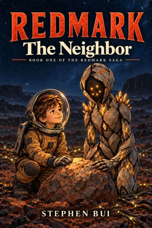 Redmark: The Neighbor, novel cover